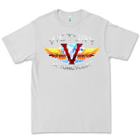 Dove Grey Victory Motorcycles Premium Tee - ArtMosaic