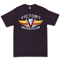 Plum Victory Motorcycles Premium Tee - ArtMosaic