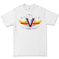 White Victory Motorcycles Premium Tee - ArtMosaic