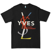 Black yvessaintlaurent Premium Tee - ArtMosaic