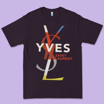 Yvessaintlaurent Premium Tee Designed By Artmosaic