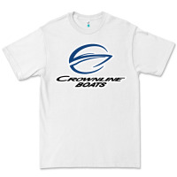 White Crownline Boats Premium Tee - ArtMosaic