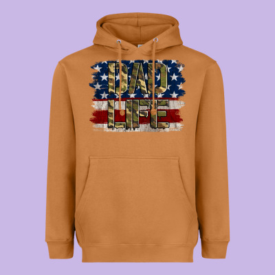 Dad Life Heavyweight Hoodie Designed By Jasminsmagicworld
