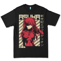 Black asuka evangelion Premium Tee - ArtMosaic