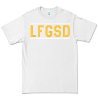 White Exclusive Brown LFGSD Official Fun Design T Shirt Premium Tee - ArtMosaic