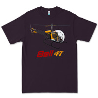 Plum bell 47 helicopter Premium Tee - ArtMosaic