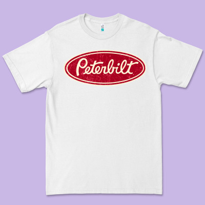 Peterbilt Truck Racing Vintage Premium Tee Designed By Artmosaic
