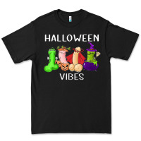 Black halloween vibes dick tie dye hippie retro lazy costume Premium Tee - ArtMosaic