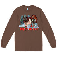 Chestnut merry pigmas Long Sleeve Tee - LillyAllenDesigns
