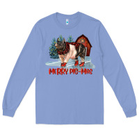 Colony Blue merry pigmas Long Sleeve Tee - LillyAllenDesigns