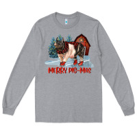 Heather Grey merry pigmas Long Sleeve Tee - LillyAllenDesigns