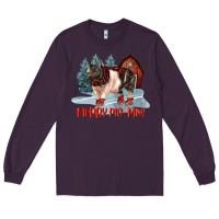 Plum merry pigmas Long Sleeve Tee - LillyAllenDesigns