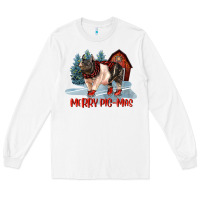 White merry pigmas Long Sleeve Tee - LillyAllenDesigns