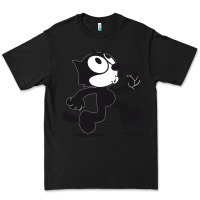 Black felix the cat whistling Premium Tee - ArtMosaic