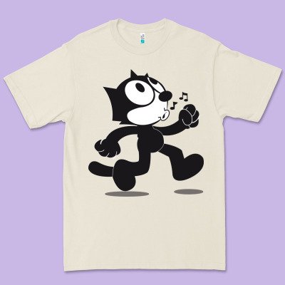 Felix The Cat Whistling Premium Tee Designed By Artmosaic