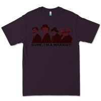 Plum sure i'm a marxist Premium Tee - ArtMosaic