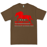 Cacao Red Pony Cafe, Funny cute horse lover Premium Tee - ArtMosaic