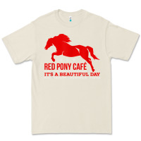 Bone Red Pony Cafe, Funny cute horse lover Premium Tee - ArtMosaic