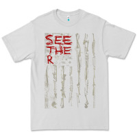 Dove Grey Seether Bone Flag Premium Tee - ArtMosaic