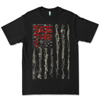 Black Seether Bone Flag Premium Tee - ArtMosaic