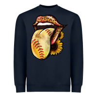 Navy Softball Tongue Heavyweight Sweatshirt - Jasminsmagicworld