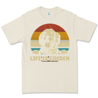 Bone Golden Retriever Dog Life is golden retro vintage Premium Tee - ArtMosaic