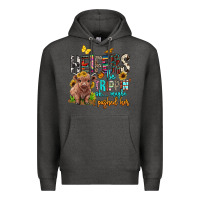 Charcoal Heather heifers be trippin ok maybe i pushed her Premium Hoodie - BarkalooDesign