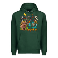 Sports Green heifers be trippin ok maybe i pushed her Premium Hoodie - BarkalooDesign
