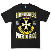 Black Borinqueneers Puerto Rico Flag Honor Et Fidelitas Premium Tee - ArtMosaic