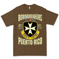 Cacao Borinqueneers Puerto Rico Flag Honor Et Fidelitas Premium Tee - ArtMosaic