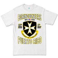White Borinqueneers Puerto Rico Flag Honor Et Fidelitas Premium Tee - ArtMosaic