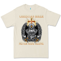 Bone jesus christian biker never ride alone Premium Tee - ArtMosaic