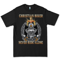 Black jesus christian biker never ride alone Premium Tee - ArtMosaic