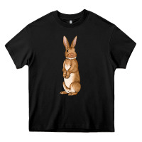 Black Bunny Easter Heavy Core Tee - OliviaCreatesArt