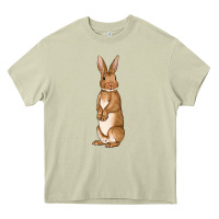 Mossy Bunny Easter Heavy Core Tee - OliviaCreatesArt
