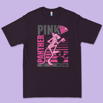 Pink Panther Premium Tee Designed By Artmosaic