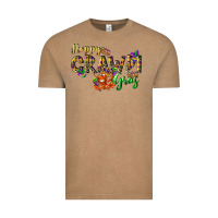 Vintage Coffee Happy crawdi Gras Vintage Tee - LillyAllenDesigns