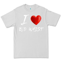 Dove Grey i love heart bid whist card game t shirt Premium Tee - ArtMosaic
