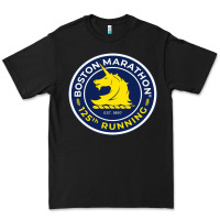 Black boston marathon Premium Tee - ArtMosaic
