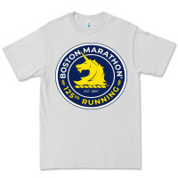 Dove Grey boston marathon Premium Tee - ArtMosaic