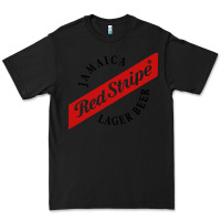 Black jamaica red stripe lager beer Premium Tee - ArtMosaic