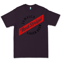 Plum jamaica red stripe lager beer Premium Tee - ArtMosaic