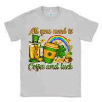 Moon Dust St. Patrick's All you need is coffee and luck Classic Tee - OliviaCreatesArt
