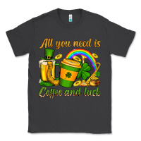 Smoke St. Patrick's All you need is coffee and luck Classic Tee - OliviaCreatesArt