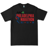 Black PHILADELPHIA MARATHON Premium Tee - ArtMosaic