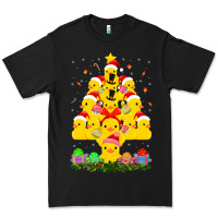 Black duck rubber duck christmas tree duckie and quack christmas 123 Premium Tee - ArtMosaic