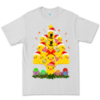 Dove Grey duck rubber duck christmas tree duckie and quack christmas 123 Premium Tee - ArtMosaic