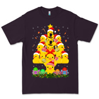 Plum duck rubber duck christmas tree duckie and quack christmas 123 Premium Tee - ArtMosaic