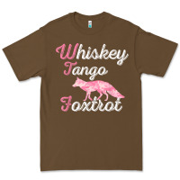 Cacao whiskey tango foxtrot military womens fun wtf quote t shirt Premium Tee - ArtMosaic