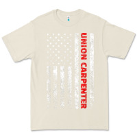 Bone Union Carpenter With A Vintage American Flag For Fans Premium Tee - ArtMosaic
